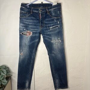 Dsquared2 Icon Slim Fit Denim Jeans size 46